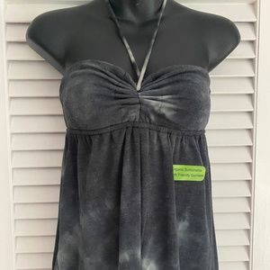Eco Yoga Sustainable Organic Halter Dress Sz S NWOT